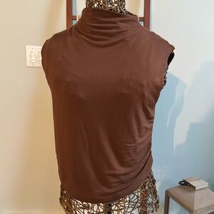 A New Day size L sleeveless top in the color brown